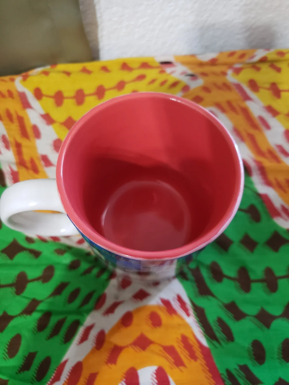 Bundle of 3 Unique Ceramic Coffee Mugs San Diego Waffle House Asian Motif
